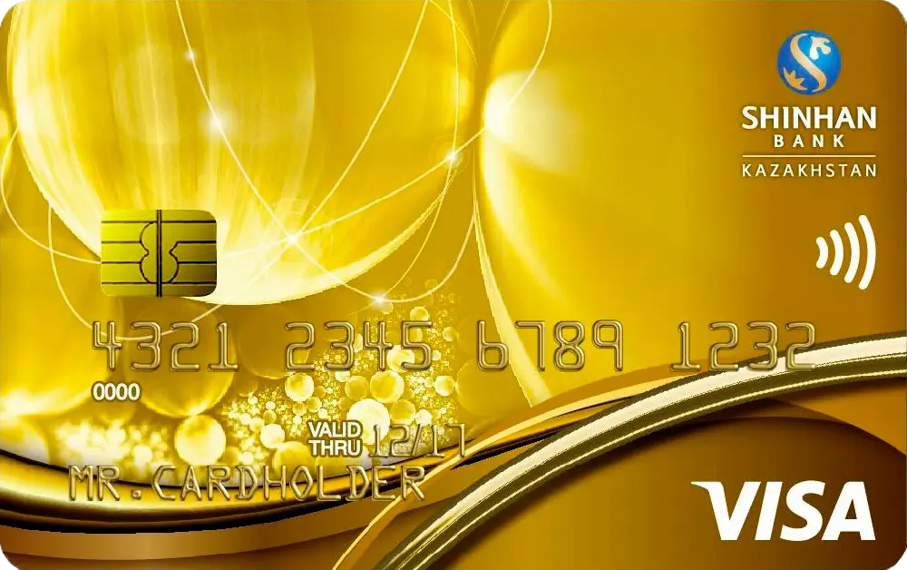 Дебетная карта Visa Gold шинхан банк